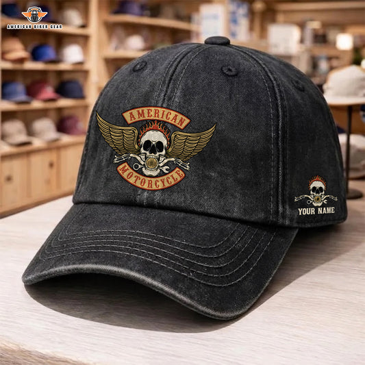 Biker Personalized Wash Cap LV02