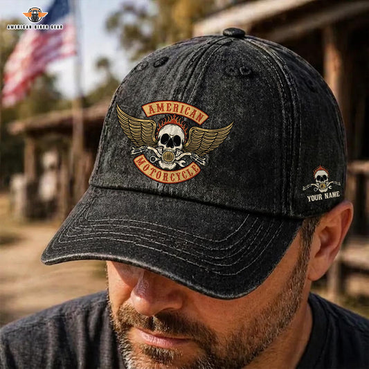 Biker Personalized Wash Cap LV02