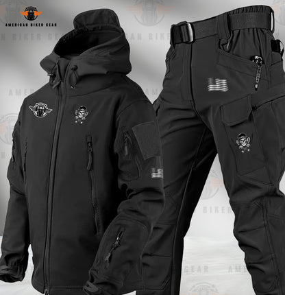 Skull Biker Tactical Outdoor Jacket and Pants MN03