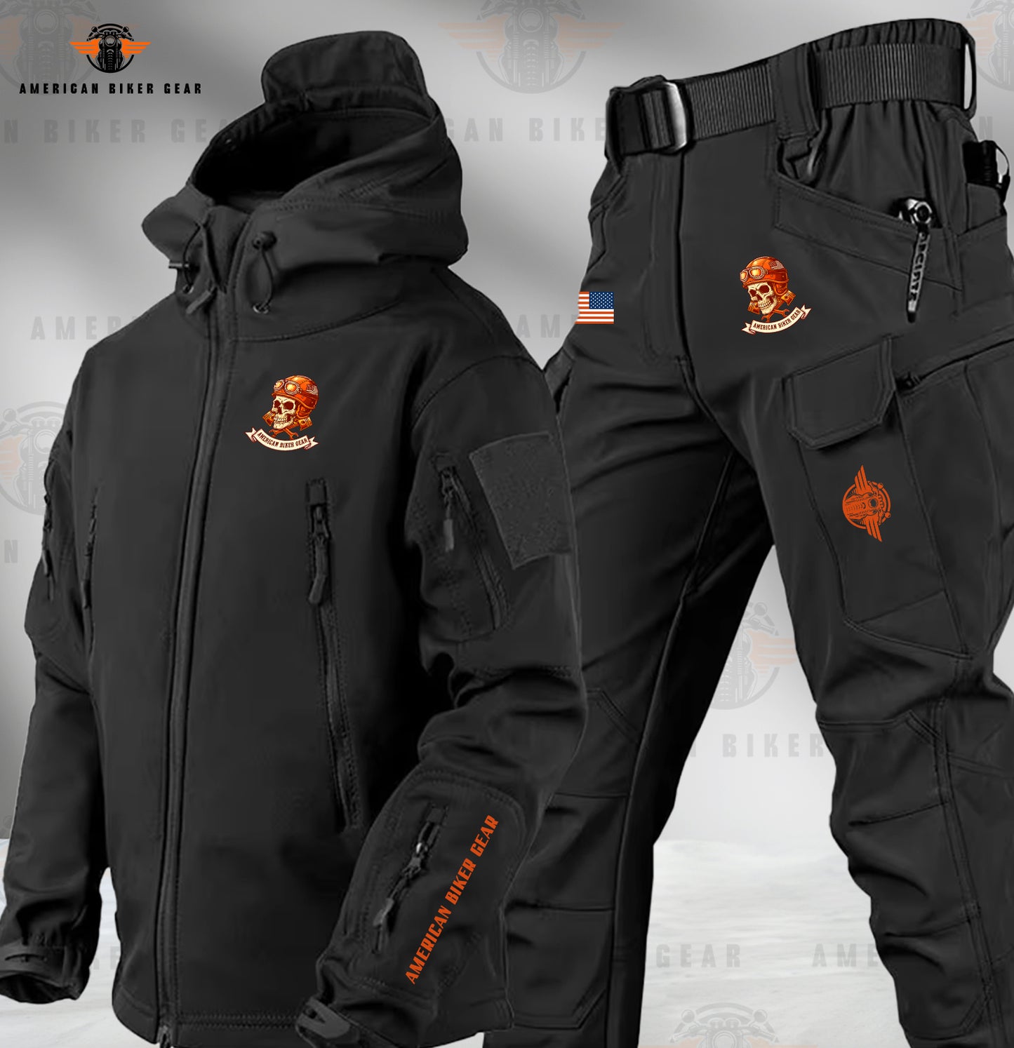 ABG Skull Tactical Outdoor Jacket and Pants MN04
