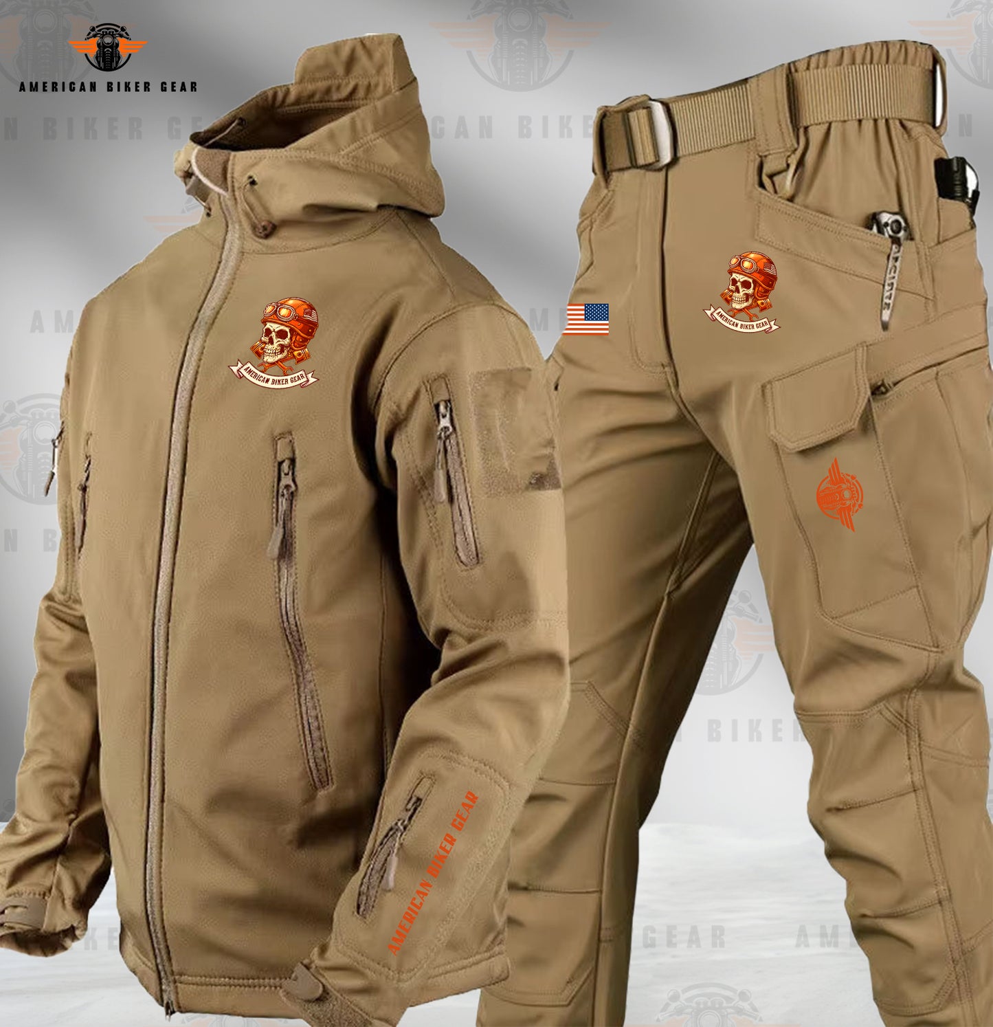 ABG Skull Tactical Outdoor Jacket and Pants MN04