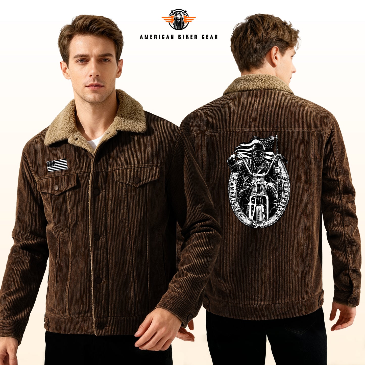 American Choppers Racing Cargo Fleece Jacket TG03