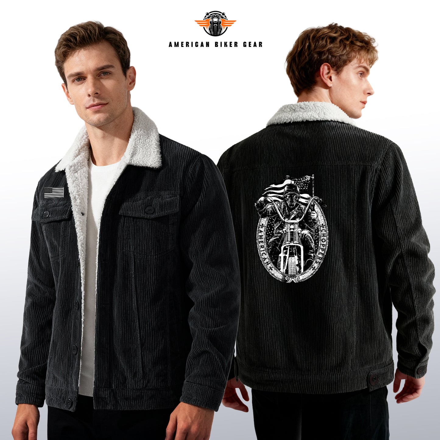 American Choppers Racing Cargo Fleece Jacket TG03