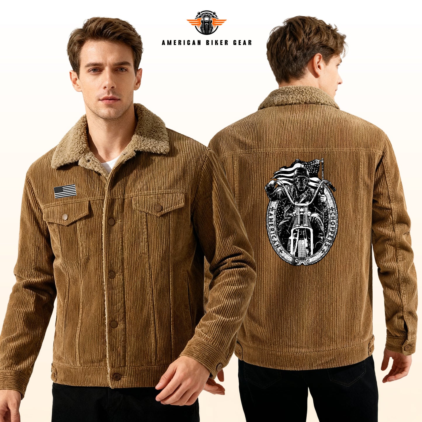 American Choppers Racing Cargo Fleece Jacket TG03