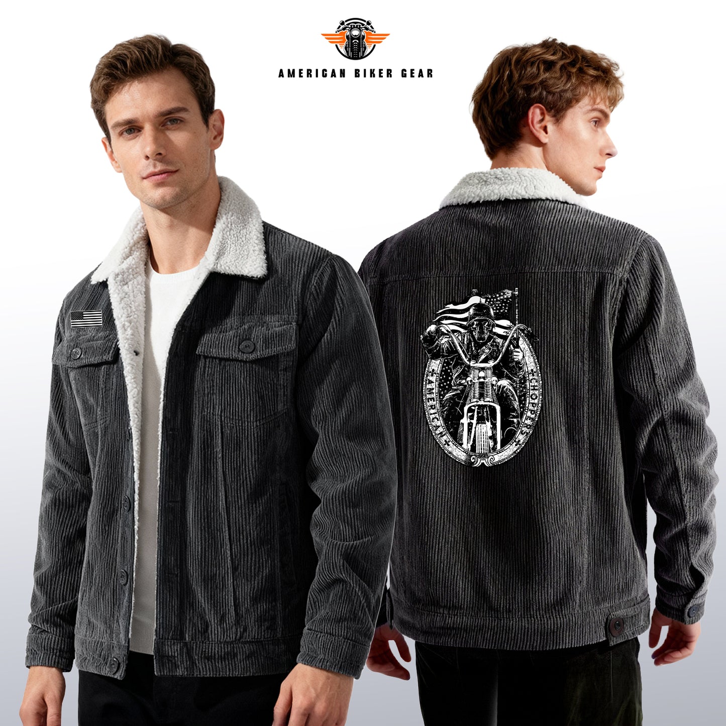 American Choppers Racing Cargo Fleece Jacket TG03