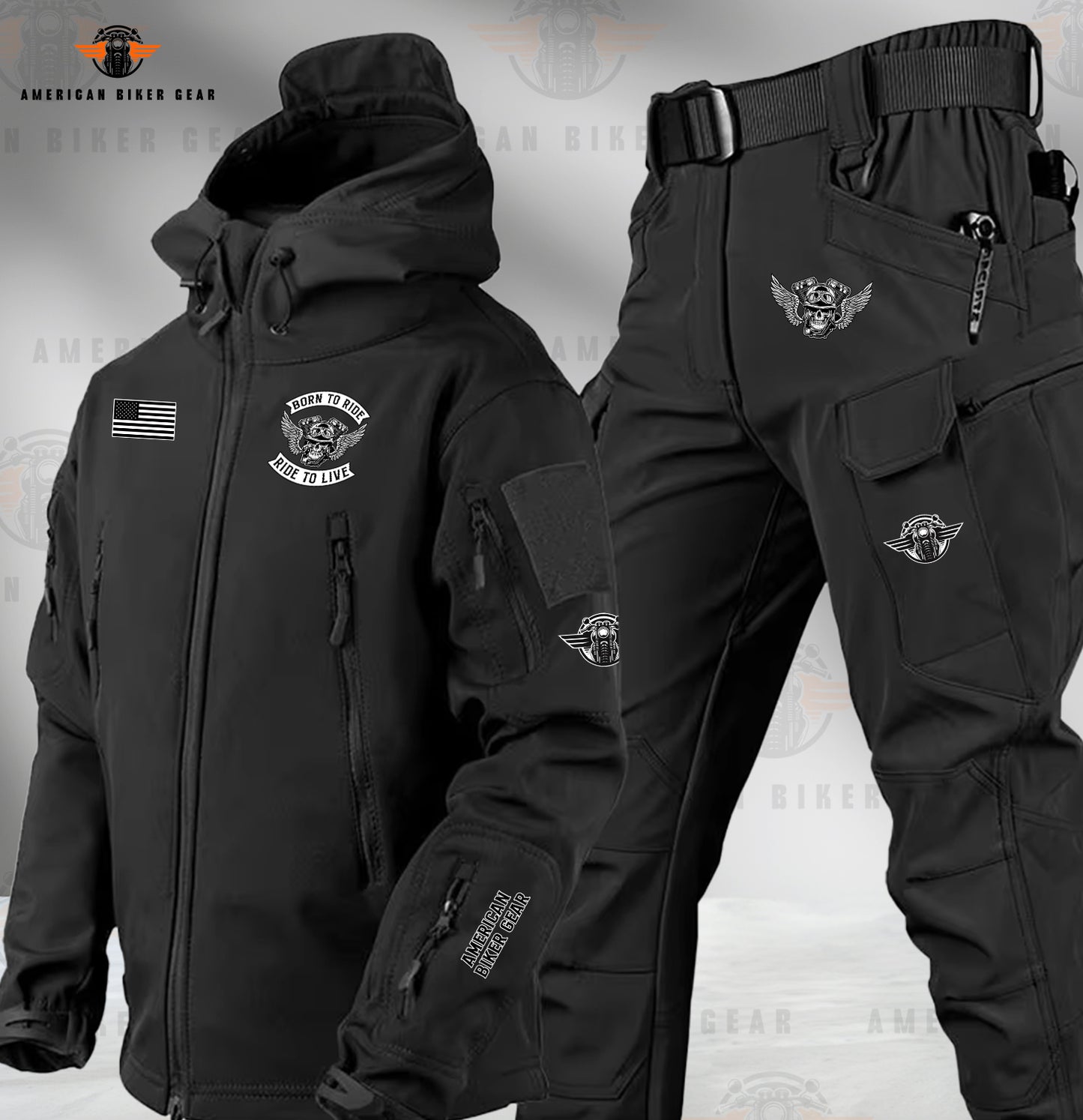 Born to Ride Tactical Outdoor Jacket and Pants TG01