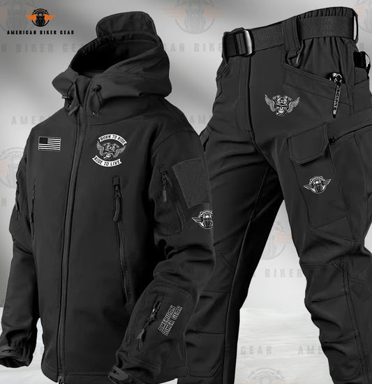 Born to Ride Tactical Outdoor Jacket and Pants TG01