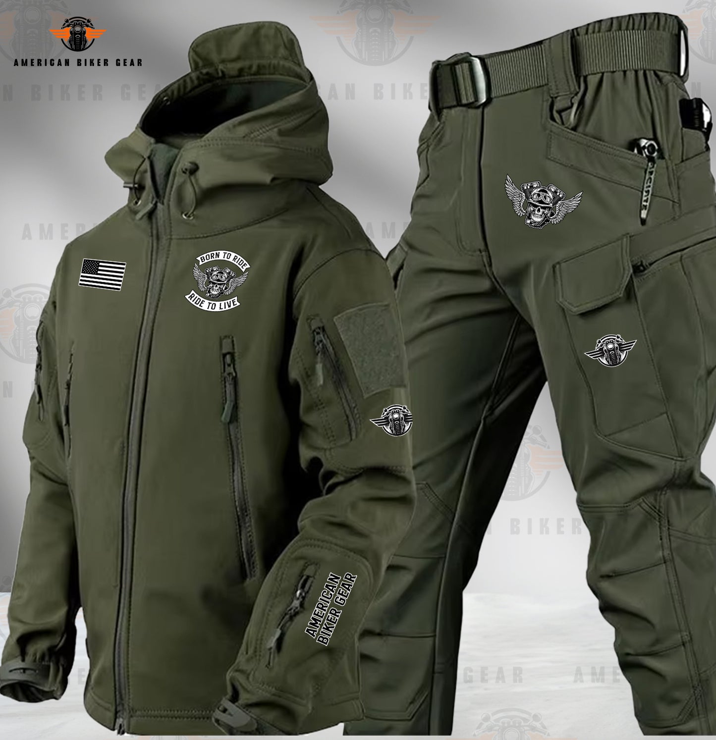 Born to Ride Tactical Outdoor Jacket and Pants TG01