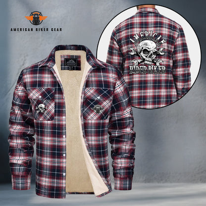 American Rider Biker Fleece Flannel TG07