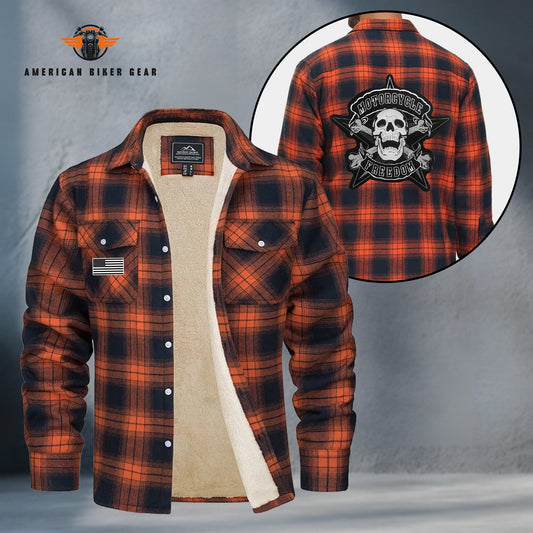 Motorcycle Freedom Fleece Flannel TG08