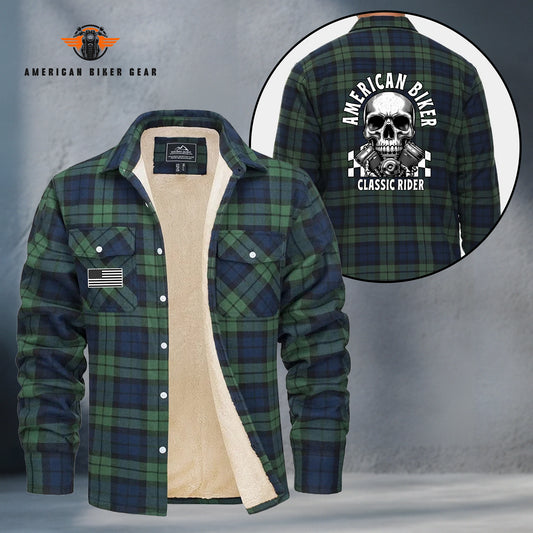 American Biker Classic Rider Fleece Flannel TG015