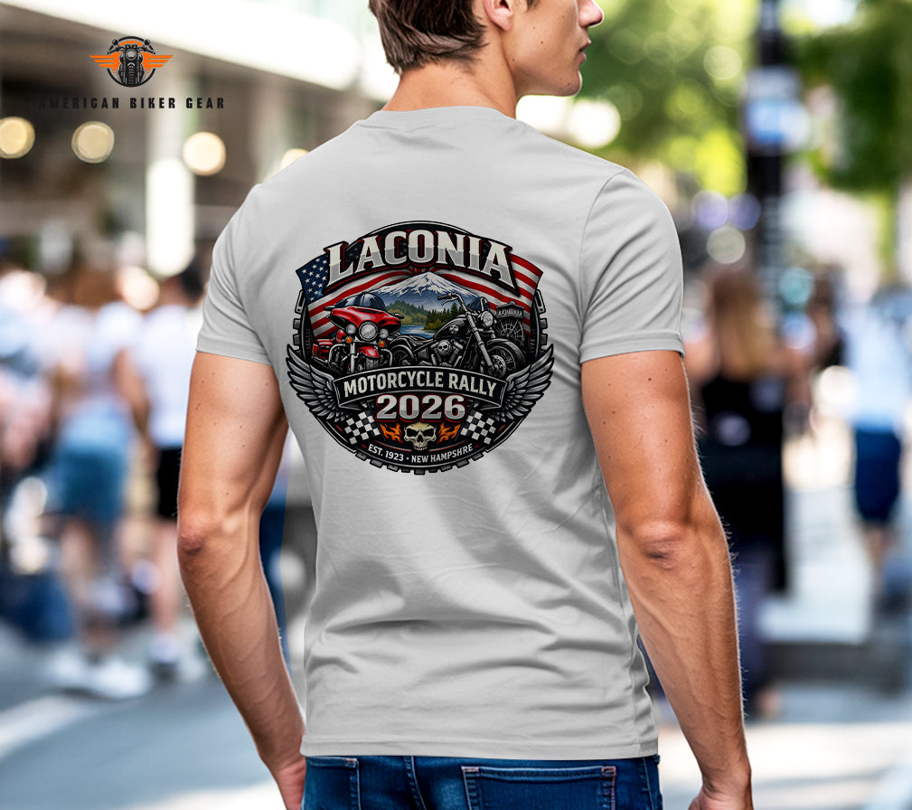 Laconia Biker Personalized Henley Shirt TG27