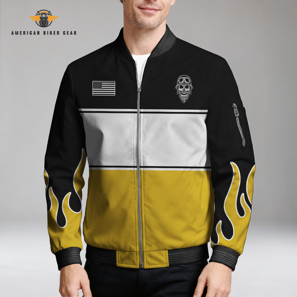 Biker Personalized Classic Bomber Jacket TG08