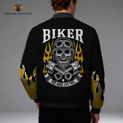 Biker Personalized Classic Bomber Jacket TG08