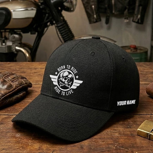 Biker Personalized Embroidery Cap TG07