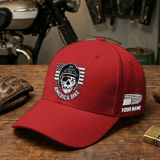 Biker Personalized Embroidery Cap TG08