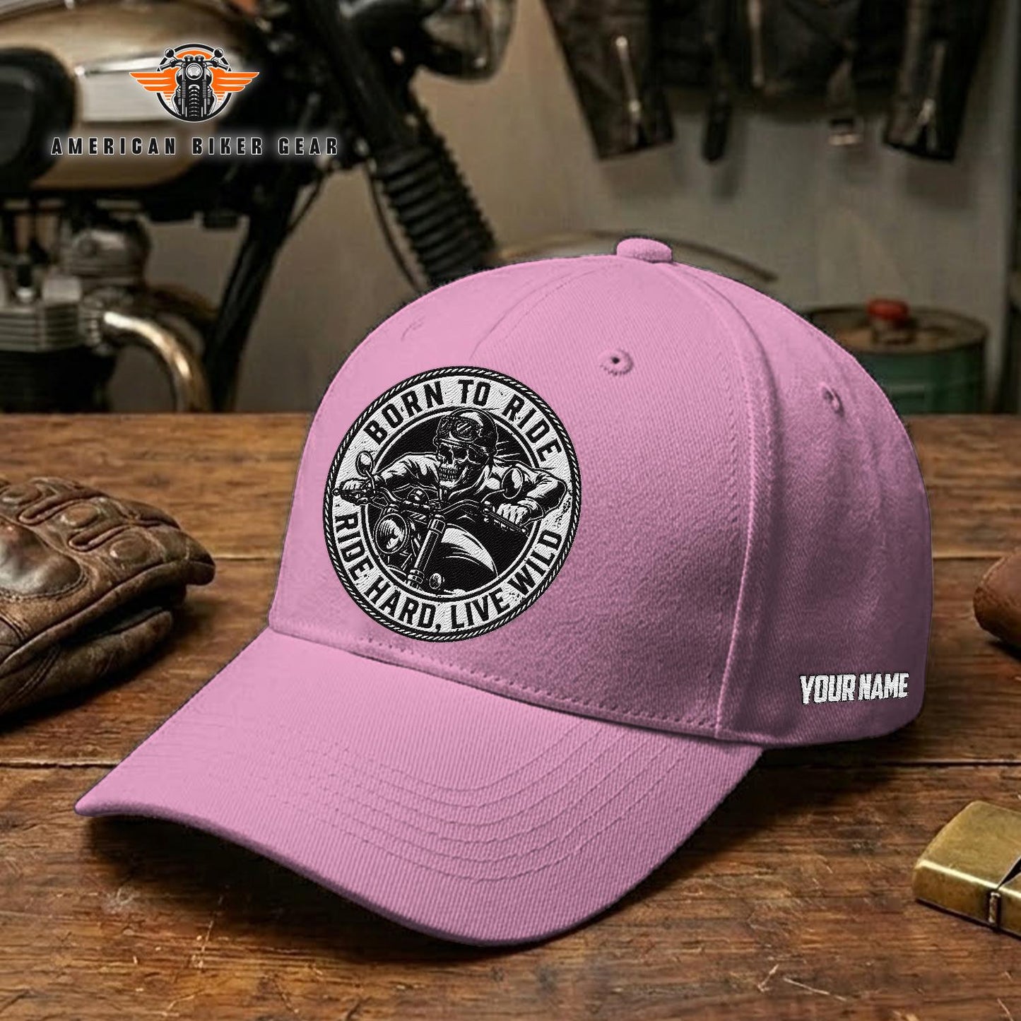 Biker Personalized Embroidery Cap TG15