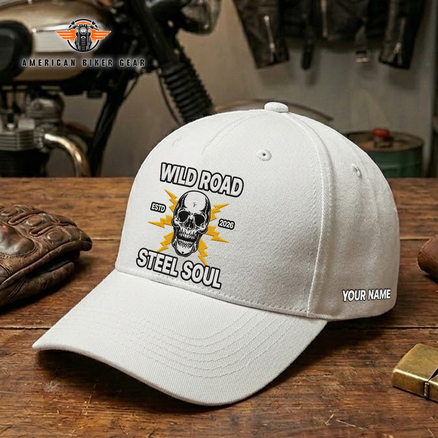Biker Personalized Embroidery Cap LV20