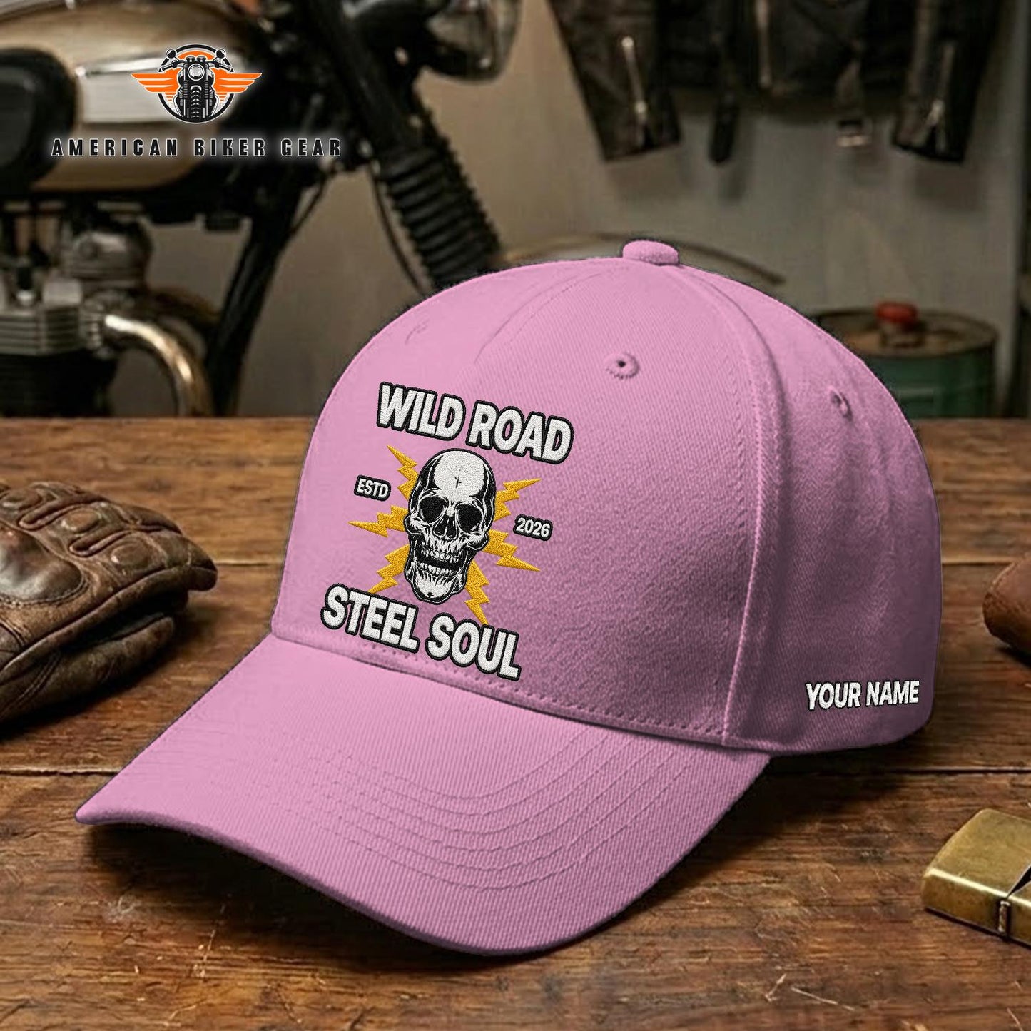 Biker Personalized Embroidery Cap TG22