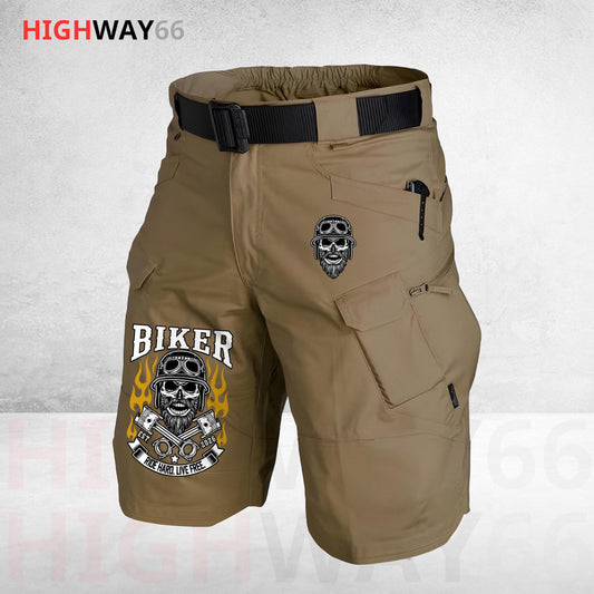 Biker Personalized Front Pockets Tactical Shorts (Belt Not Included) TG05