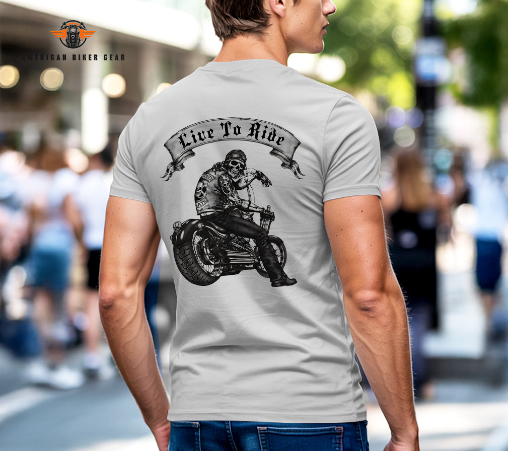 Live To Ride Henley Shirt