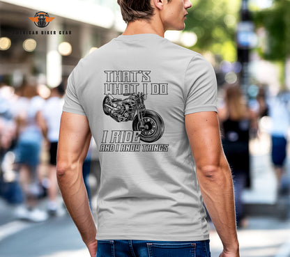 I Ride And I Know Things Henley Shirt