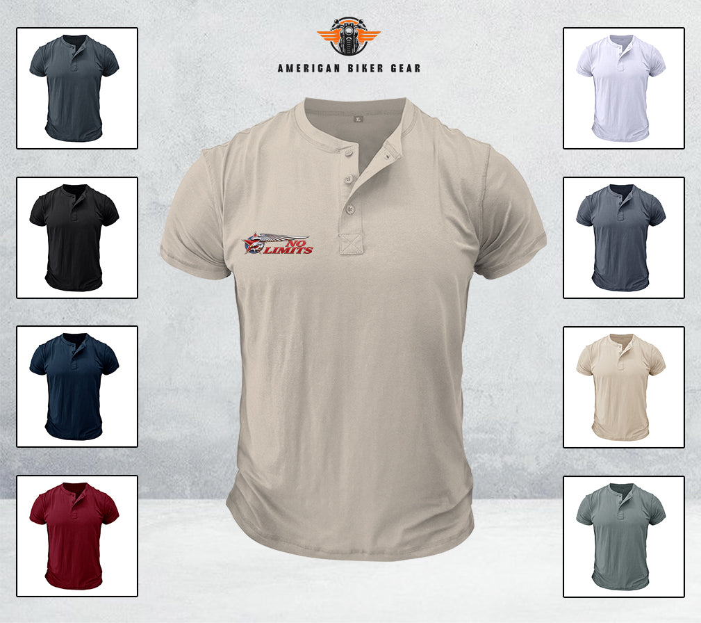 USA 250th Anniversary Personalized Henley Shirt TN14