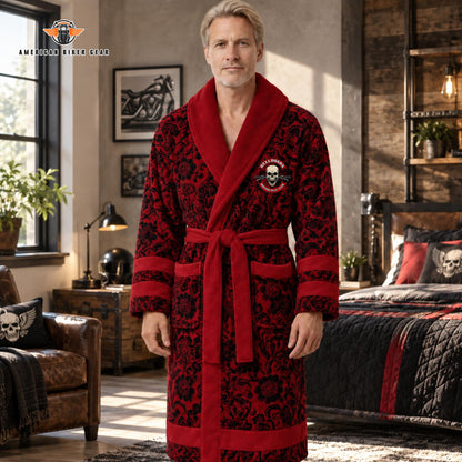 Red & Black Skull Edition Bathrobes TN09