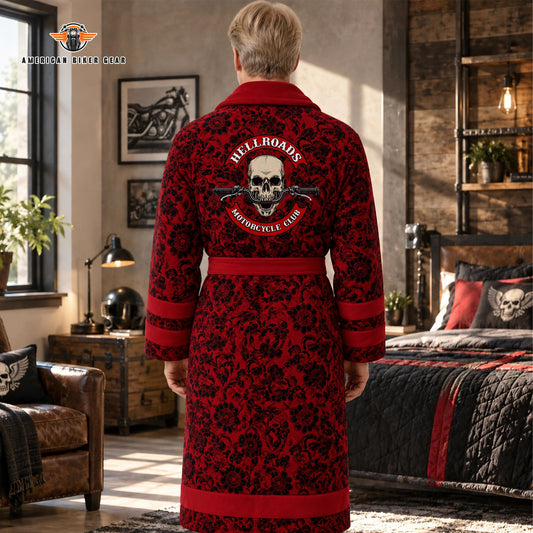 Red & Black Skull Edition Bathrobes TN09