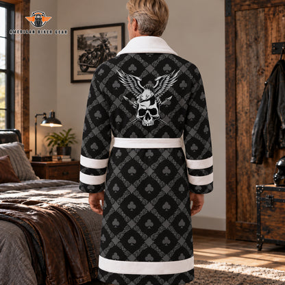 Playing Cards Pattern Personalized Bathrobes TN16
