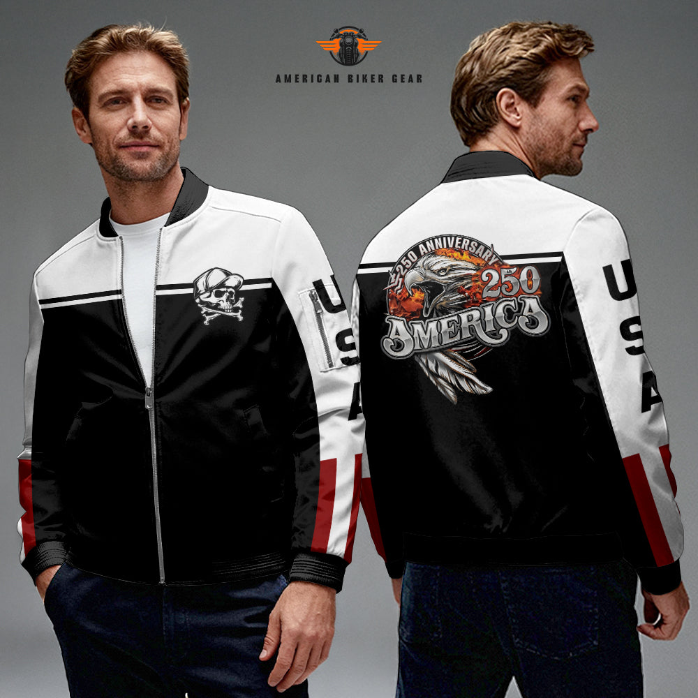 USA 250th Anniversary Personalized Classic Bomber Jacket TN01