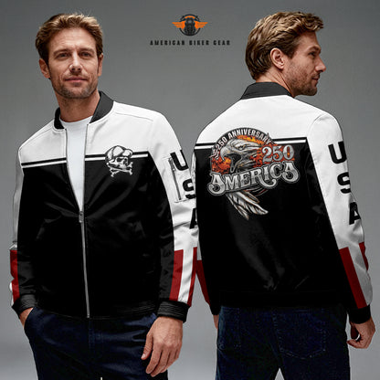 USA 250th Anniversary Personalized Classic Bomber Jacket TN01