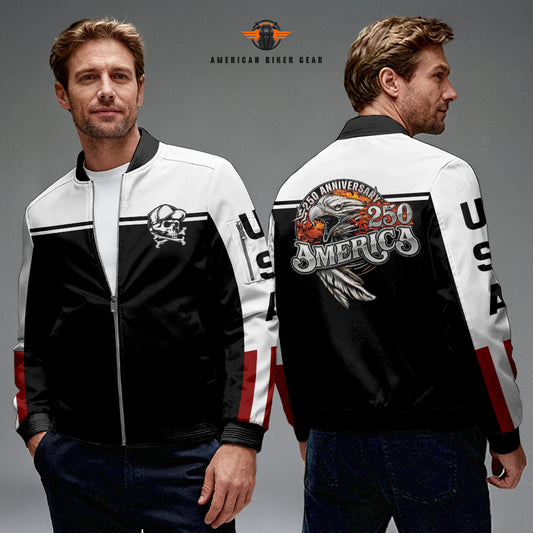 USA 250th Anniversary Personalized Classic Bomber Jacket TN01