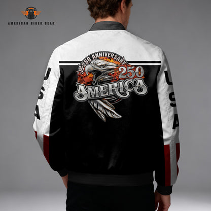 USA 250th Anniversary Personalized Classic Bomber Jacket TN01