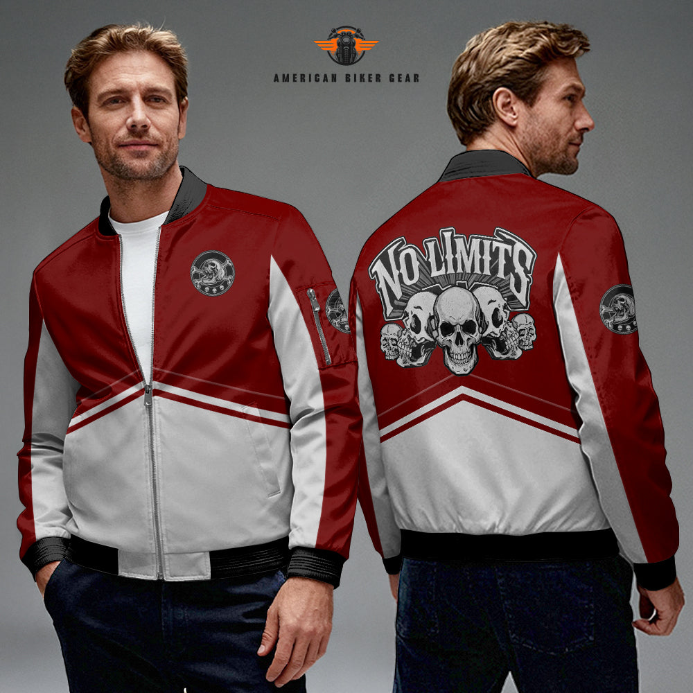 Biker Personalized Classic Bomber Jacket TN07