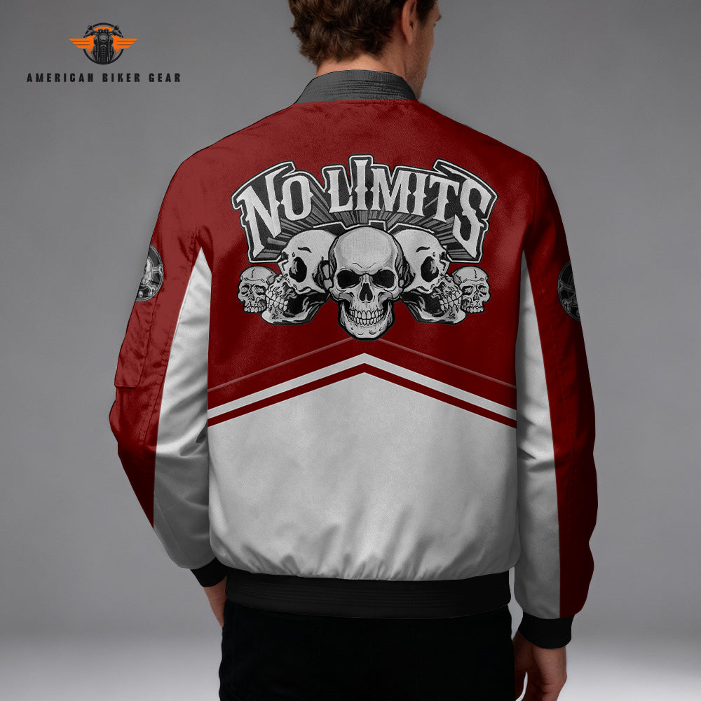 Biker Personalized Classic Bomber Jacket TN07