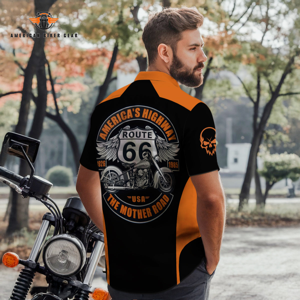 The Mother Road Personalized Button Shirt TN03
