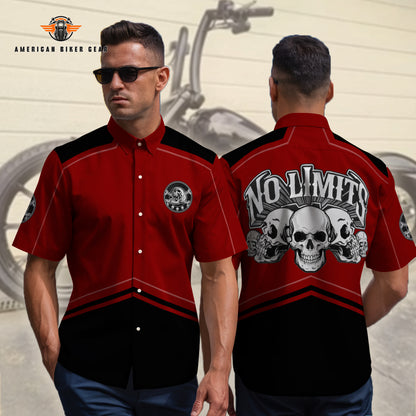 Biker Personalized Button Shirt GT08