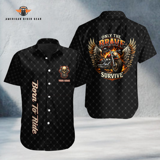 Biker Personalized Button Shirt TN13