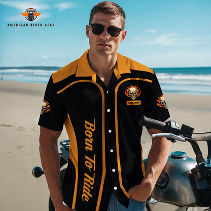 Biker Personalized Button Shirt TN23