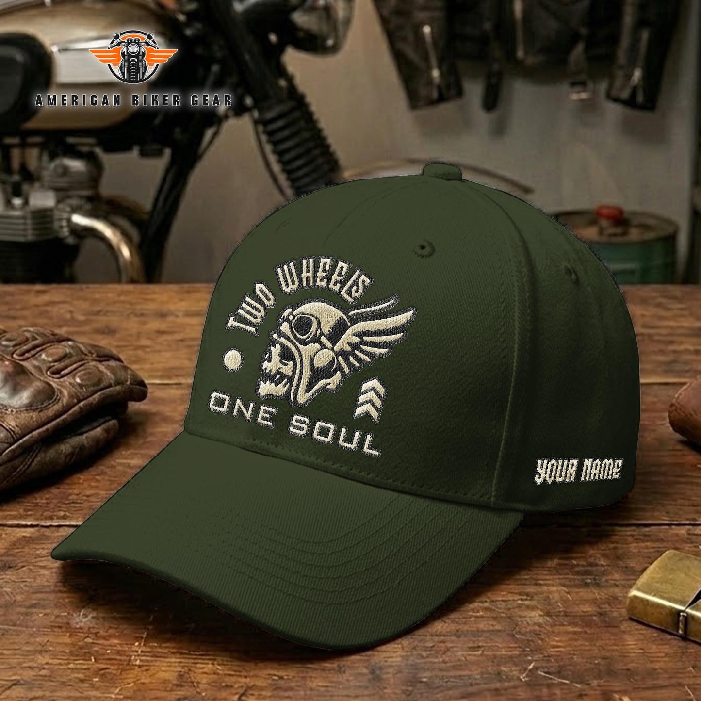 Biker Personalized Embroidery Cap TN05