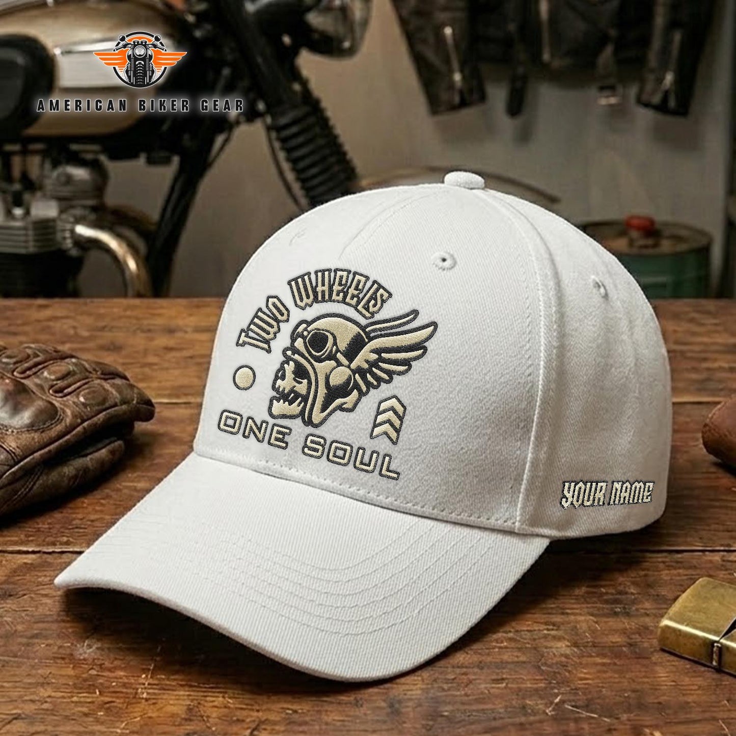 Biker Personalized Embroidery Cap TN05