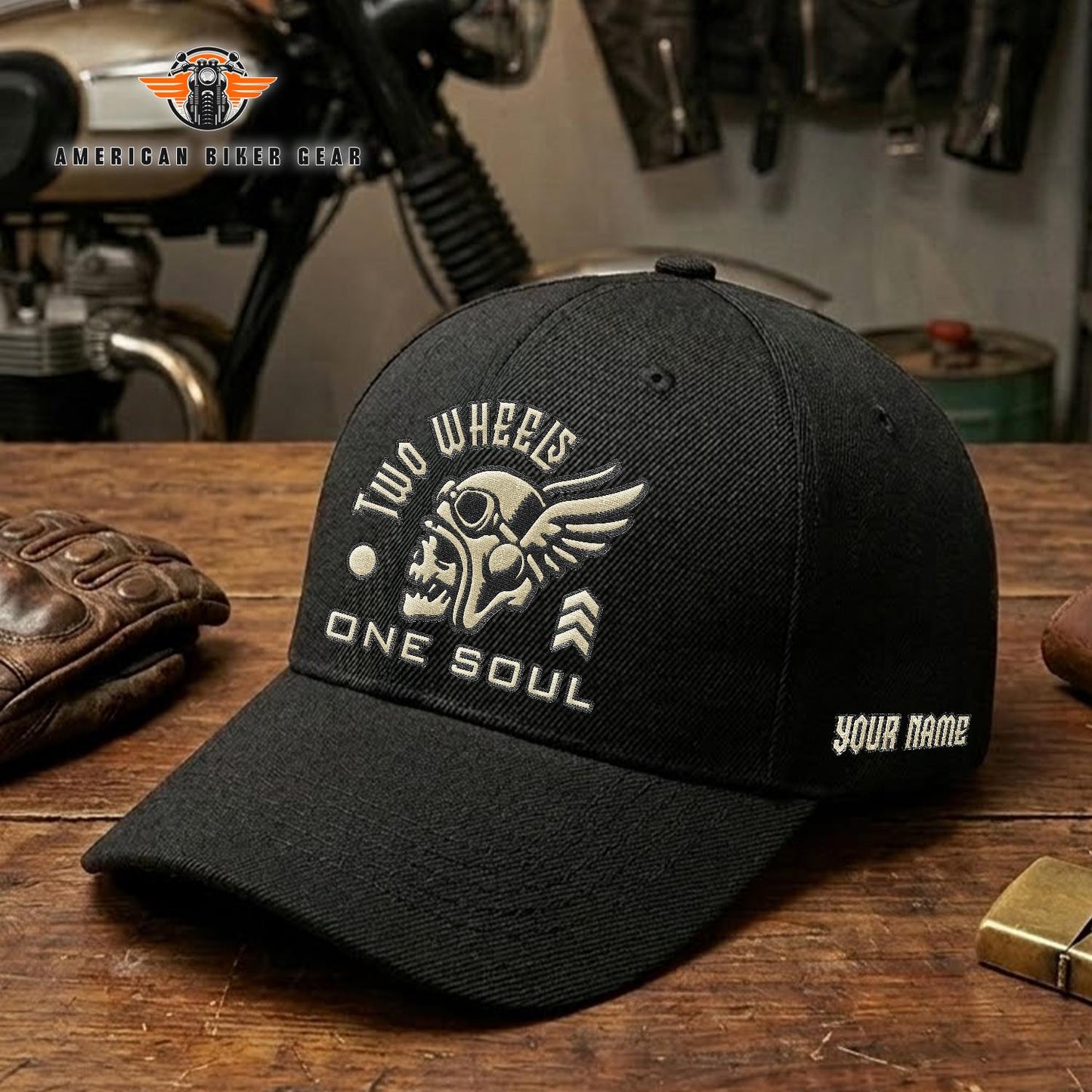 Biker Personalized Embroidery Cap TN05