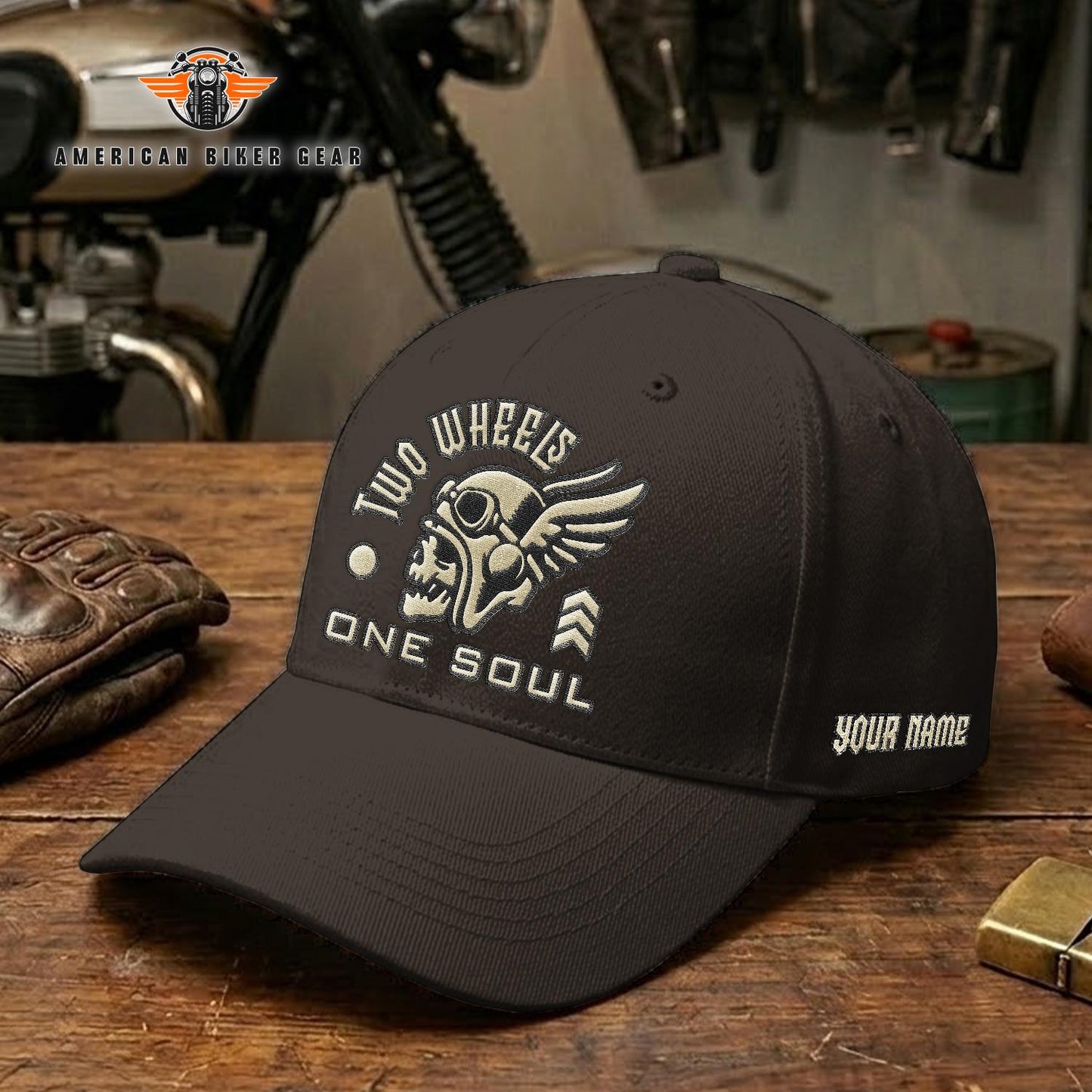 Biker Personalized Embroidery Cap TN05