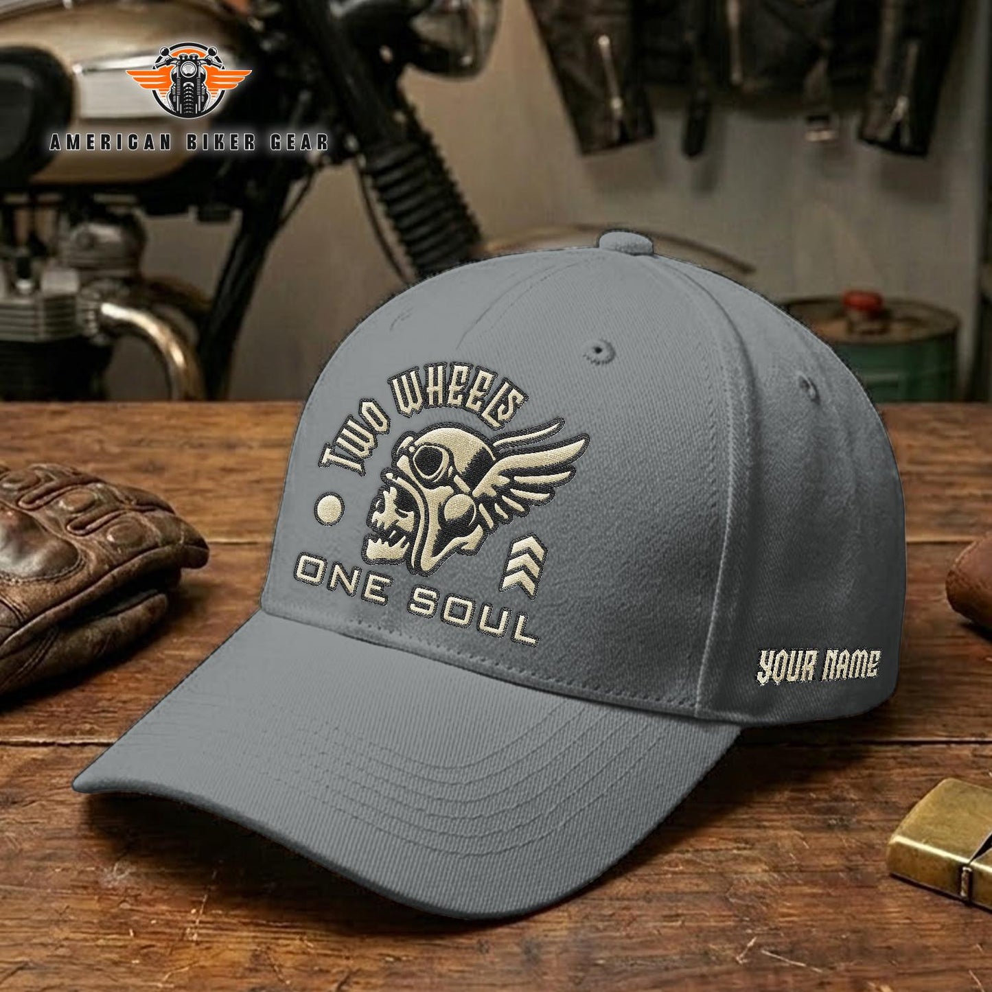 Biker Personalized Embroidery Cap TN05