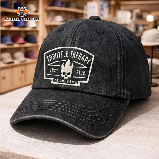 Biker Personalized Embroidery Baseball Cap TN01