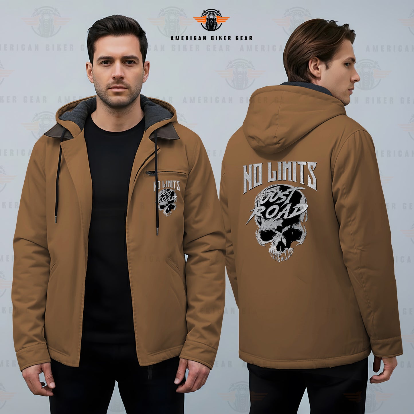 No Limits Padded Hooded Winter Jacket TN02