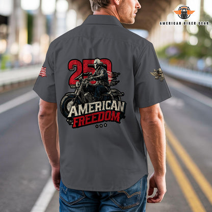 Biker Personalized Short Sleeve Cargo Shirt TP01