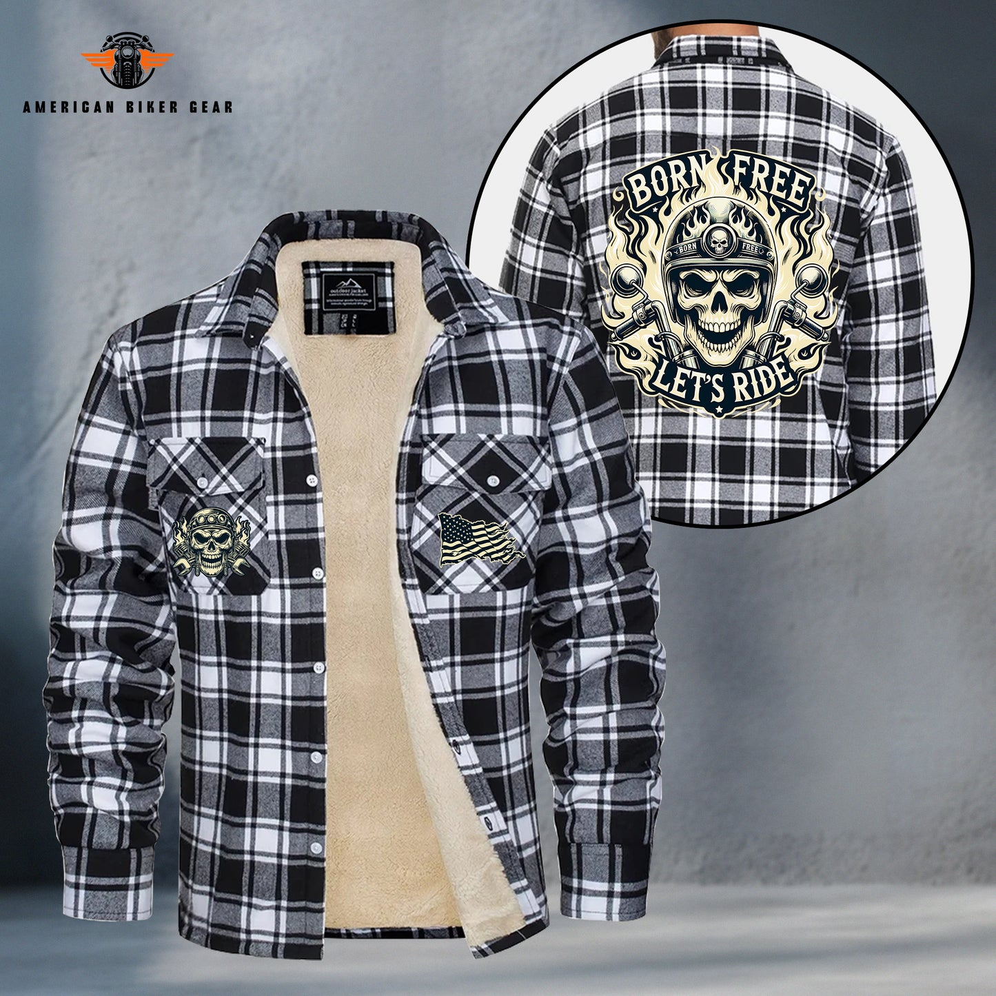 Born Free Let's Ride Fleece Flannel TP10