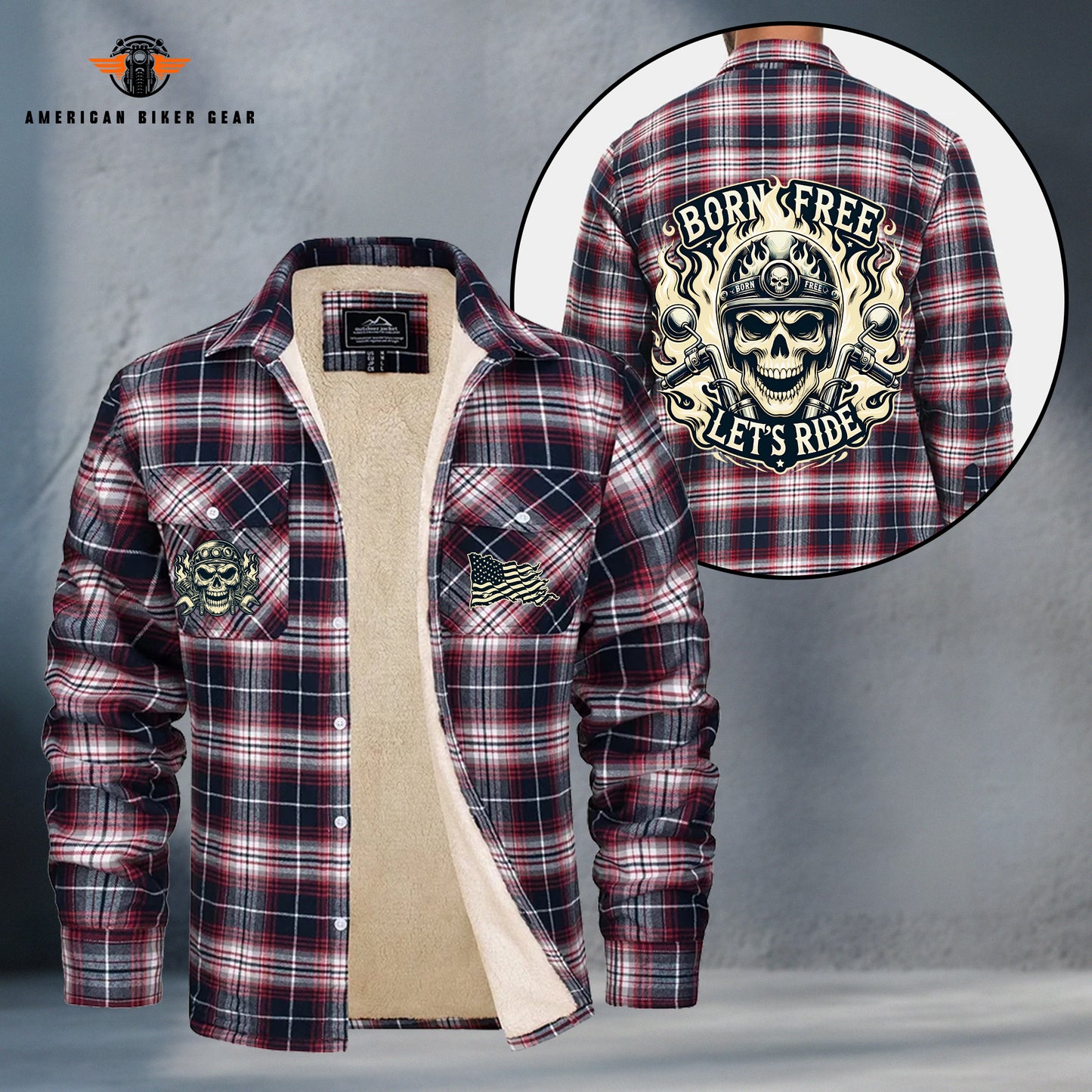 Born Free Let's Ride Fleece Flannel TP10